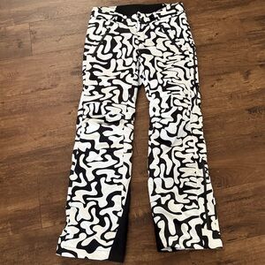 Aztech Mountain + Ed Curtis Team printed padded ski pants Size S